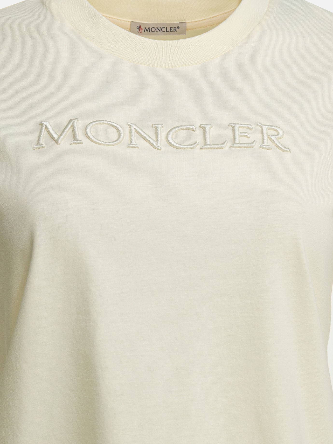 Crewneck t-shirts Logo  White - Moncler Women | PDP | VIETTI Online Store | Zoom-Modal_3
