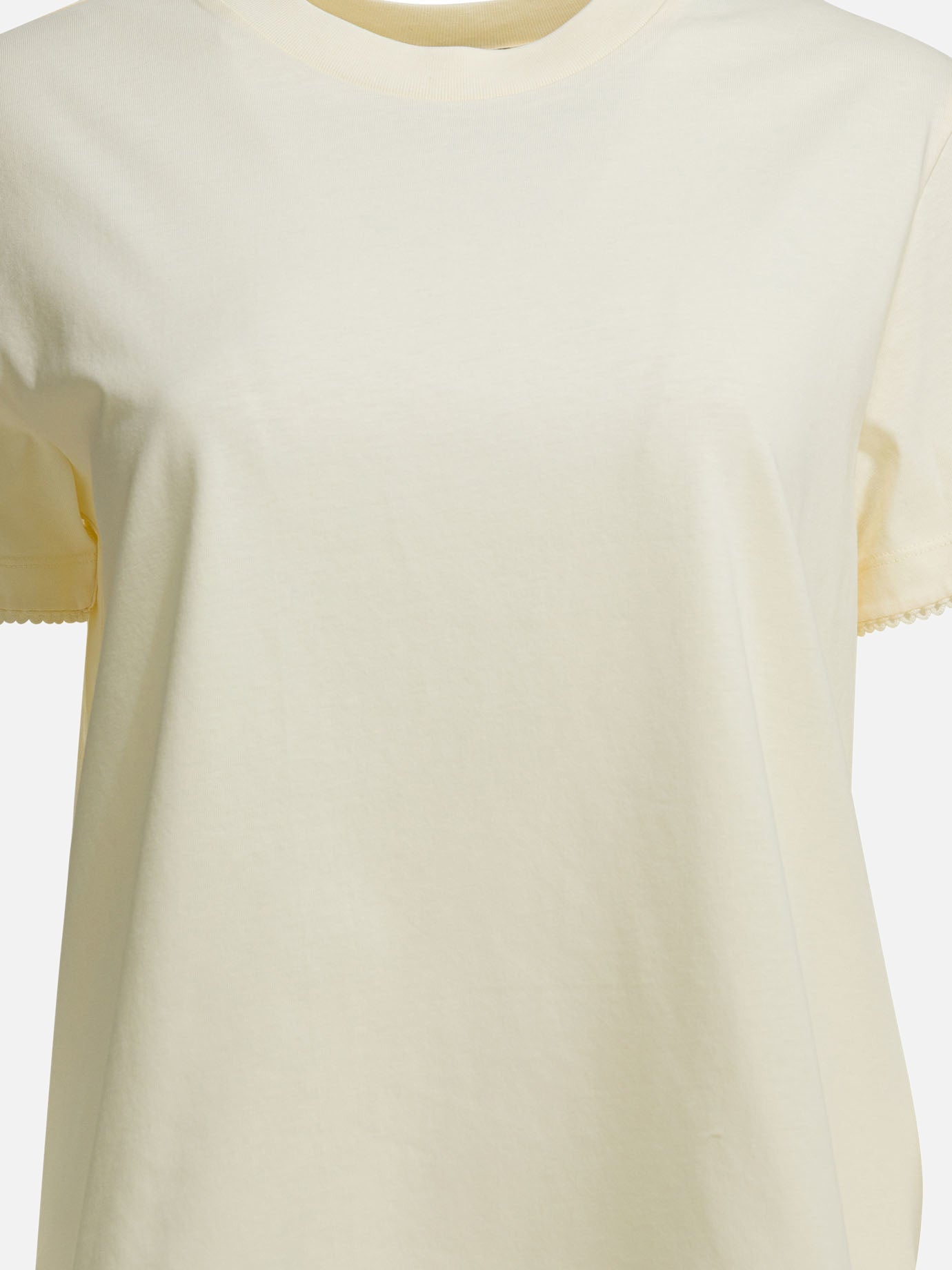 Crewneck t-shirts Logo  White - Moncler Women | PDP | VIETTI Online Store | Zoom-Modal_3
