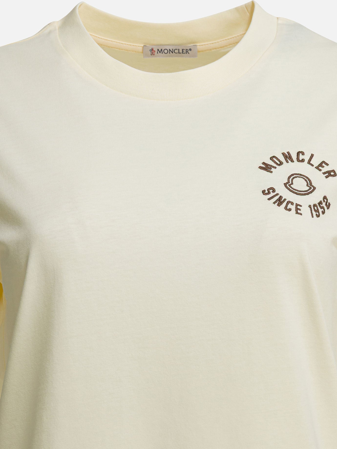Crewneck t-shirts Logo  White - Moncler Women | PDP | VIETTI Online Store | Zoom-Modal_3

