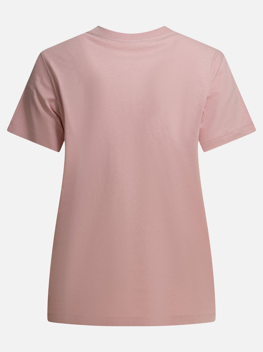 T-shirt girocollo Logo  Rosa - Moncler Donna | PLP | VIETTI Online Store | 2
