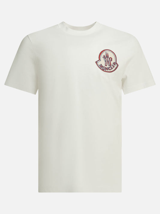 Crewneck t-shirts Logo  White - Moncler Men | PDP | VIETTI Online Store 
