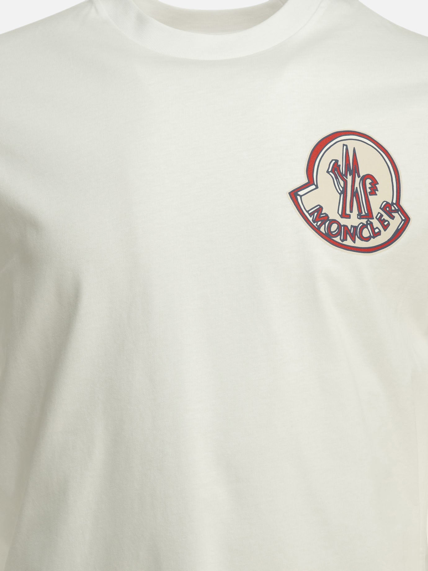 Crewneck t-shirts Logo  White - Moncler Men | PDP | VIETTI Online Store | Zoom-Modal_3
