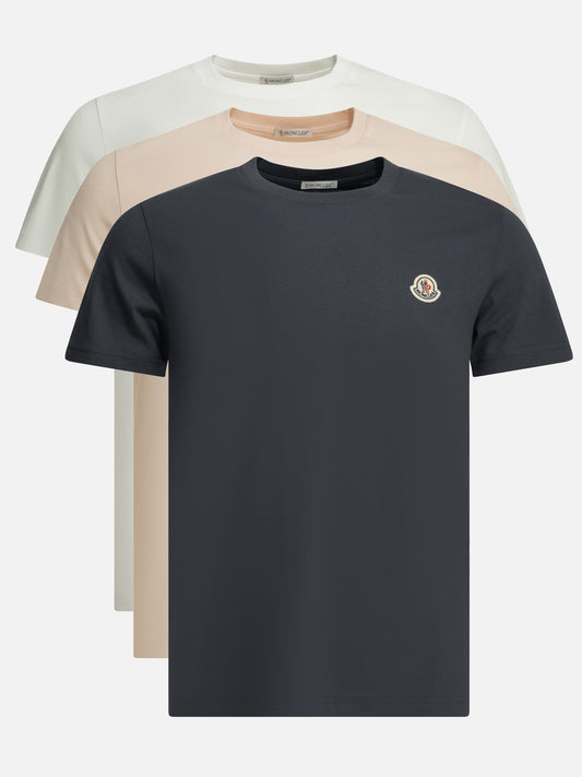 T-shirt girocollo Logo  Multicolor - Moncler Uomo | PDP | VIETTI Online Store 
