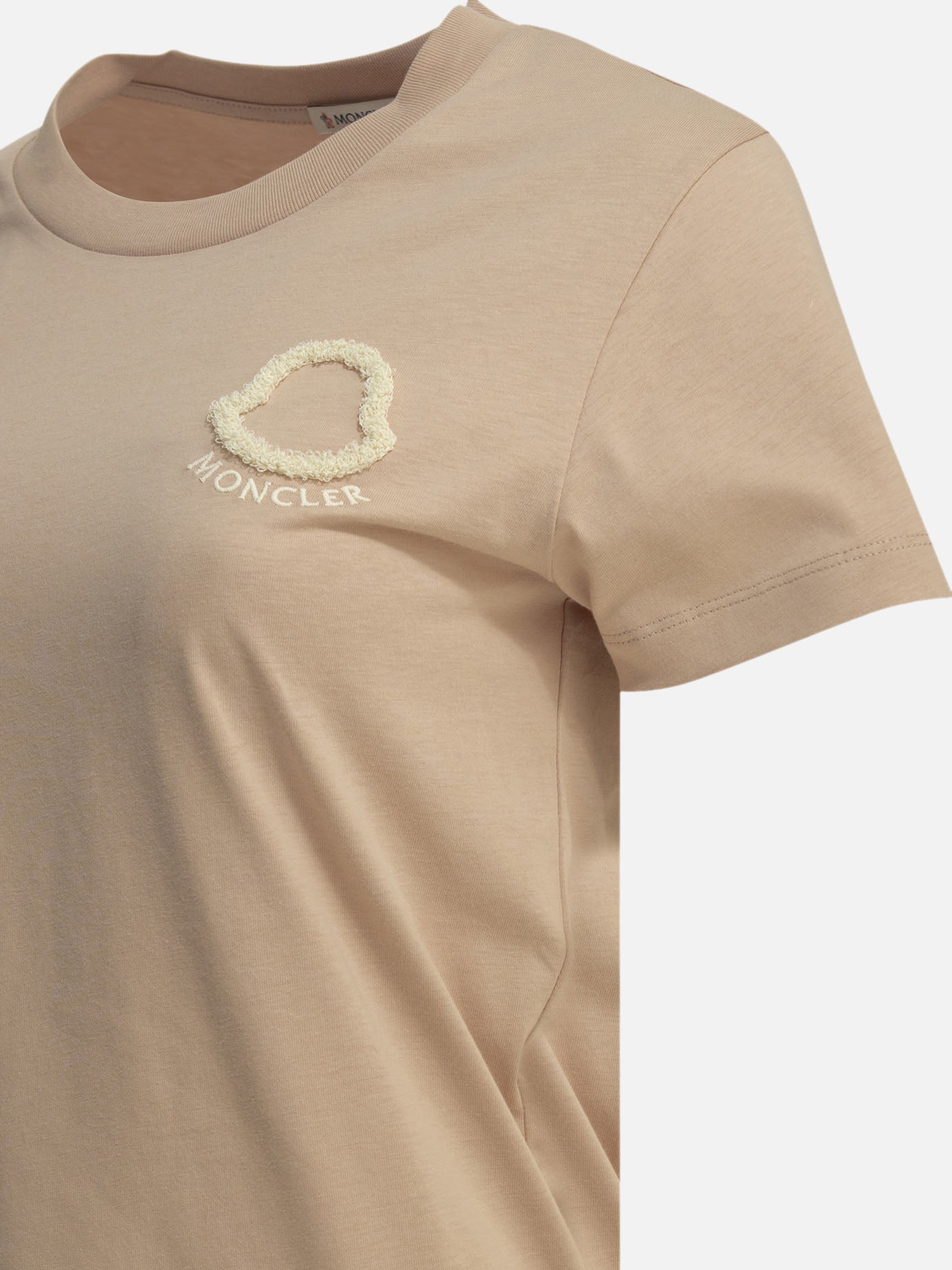 Crewneck t-shirts Logo  Pink - Moncler Women | PDP | VIETTI Online Store | Zoom-Modal_4
