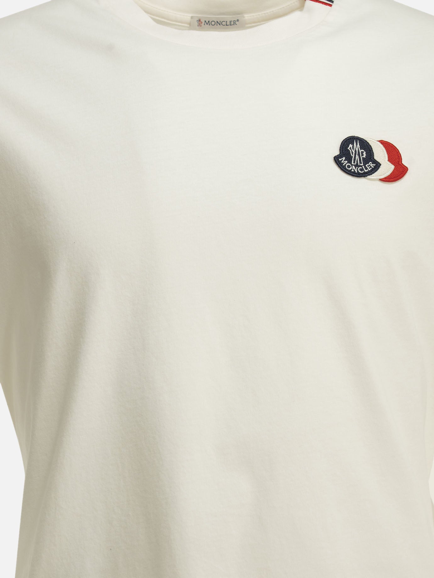 Crewneck t-shirts Logo  White - Moncler Men | PDP | VIETTI Online Store | Zoom-Modal_3

