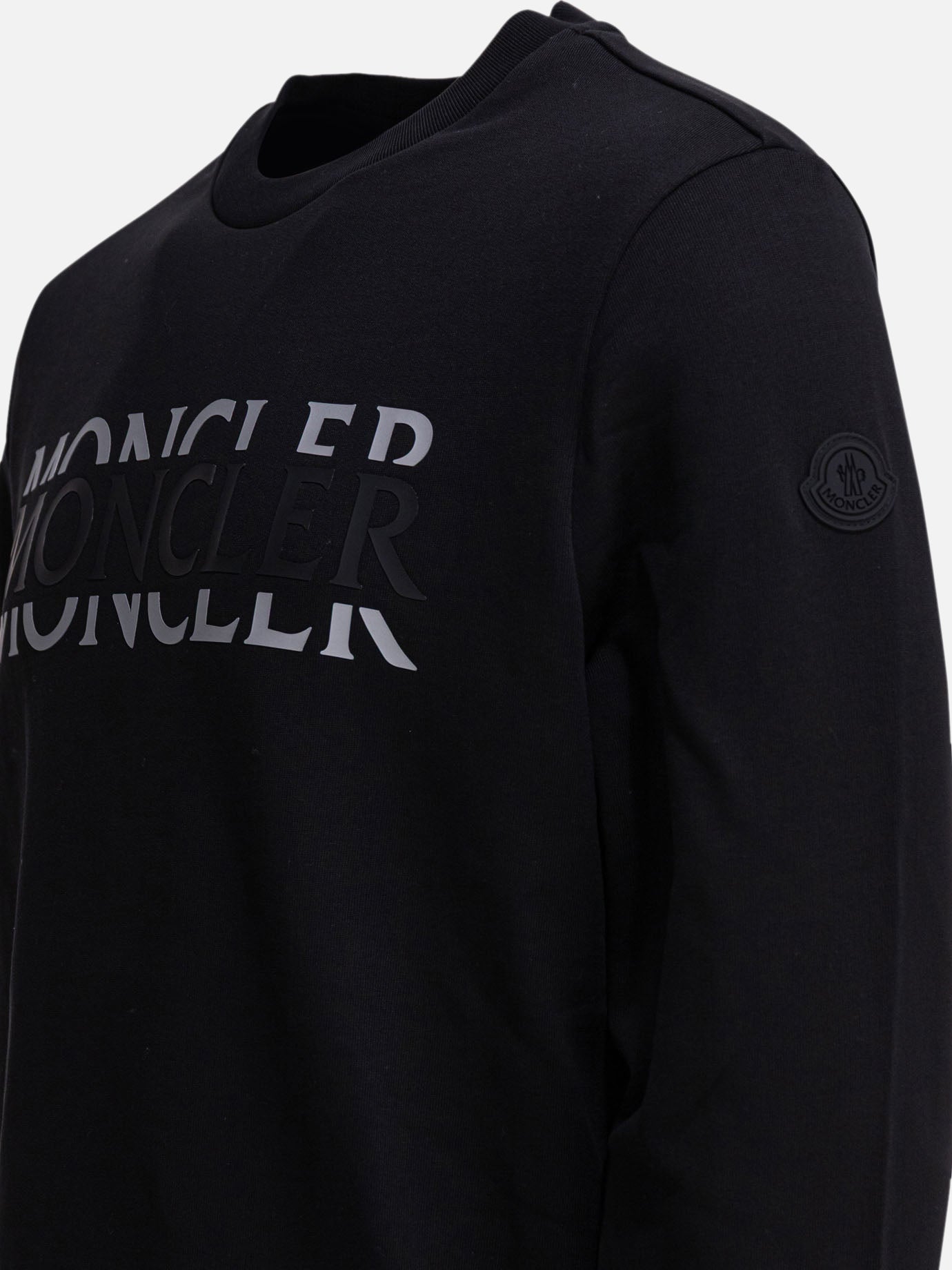 Felpe girocollo Logo  Nero - Moncler Uomo | PDP | VIETTI Online Store | Zoom-Modal_4
