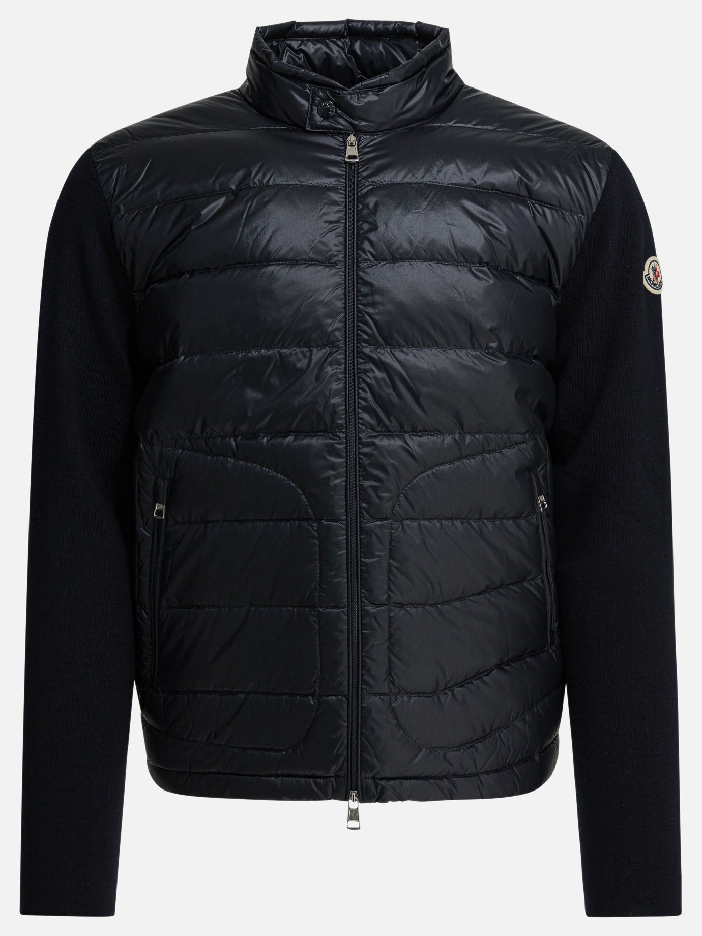 Vest jackets 100% polyamide - Padding: 90% down 10% feather  Blue - Moncler Men | PDP | VIETTI Online Store | Zoom-Modal
