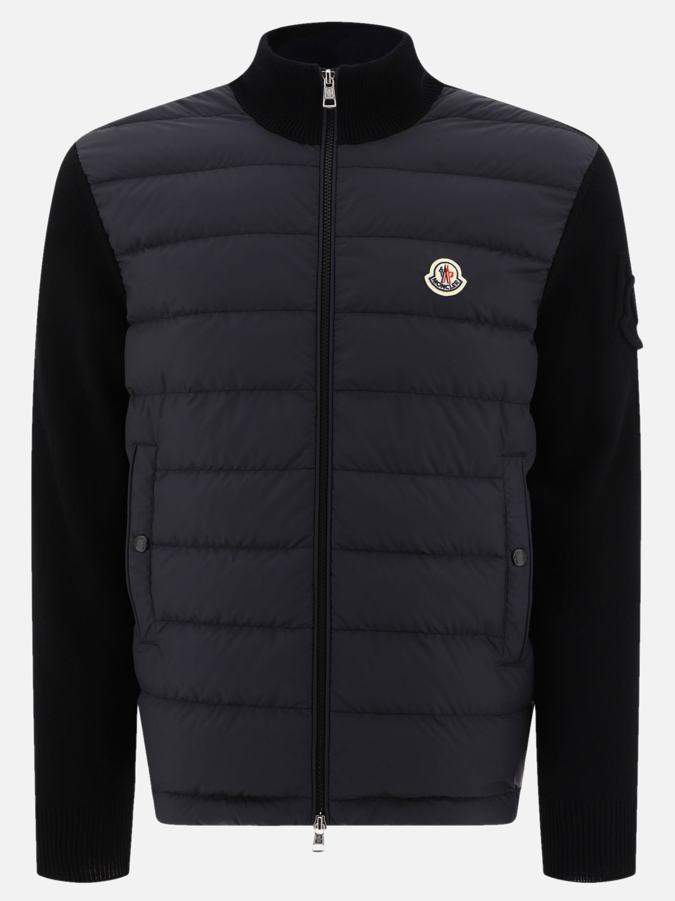 Down jackets Logo  Blue - Moncler Men | PDP | VIETTI Online Store | thumbnail