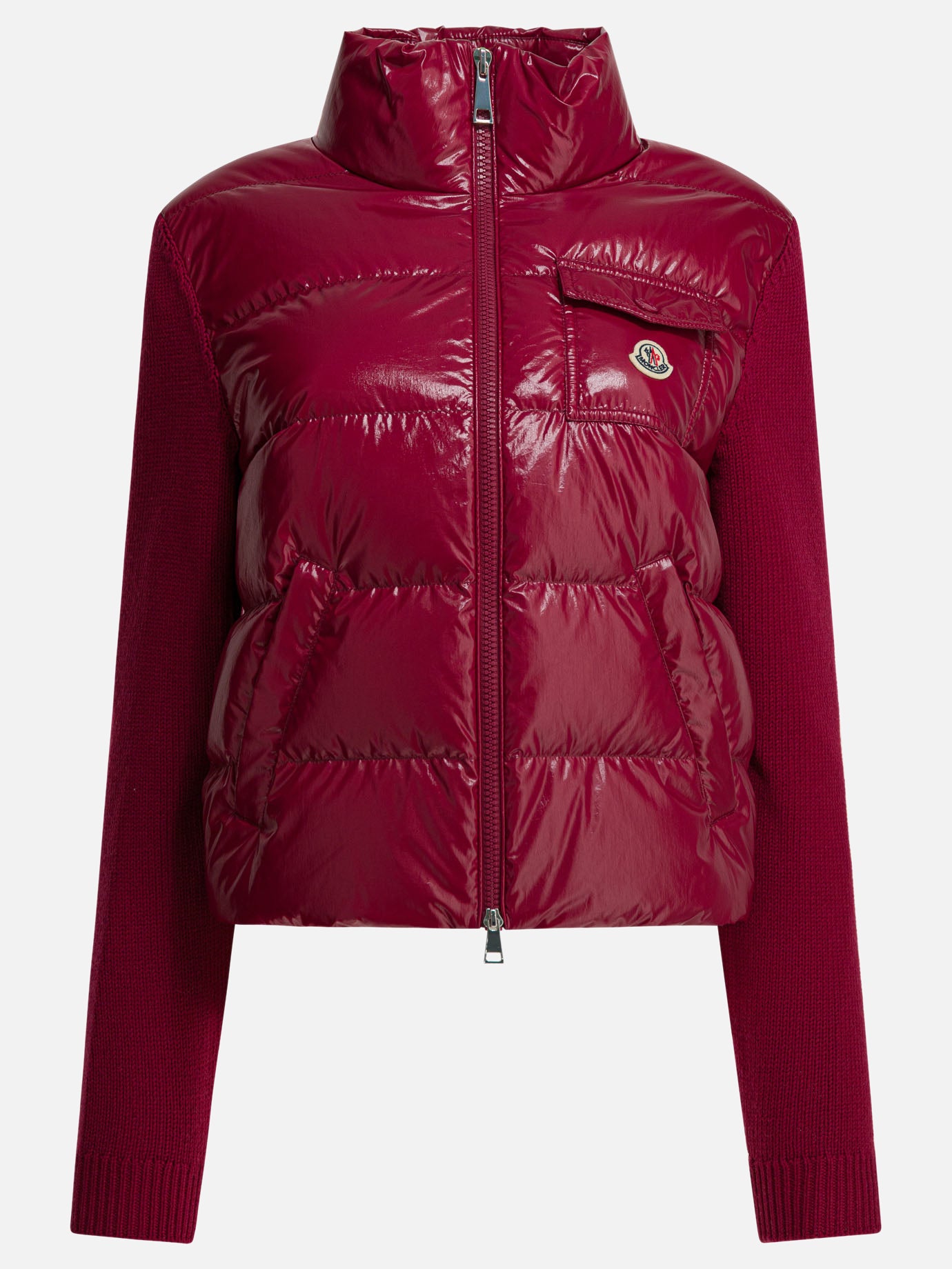 Down jackets Logo  Fuchsia - Moncler Women | PDP | VIETTI Online Store | thumbnail