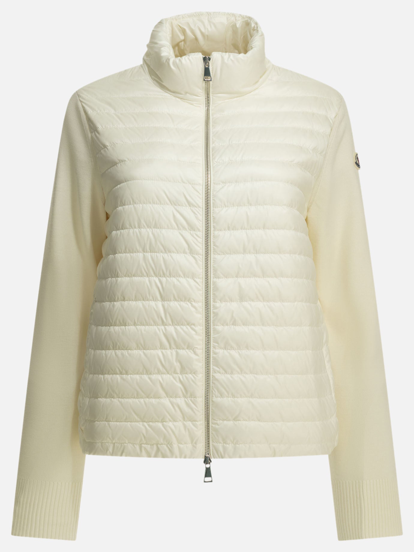 Down jackets Logo  White - Moncler Women | PDP | VIETTI Online Store | thumbnail