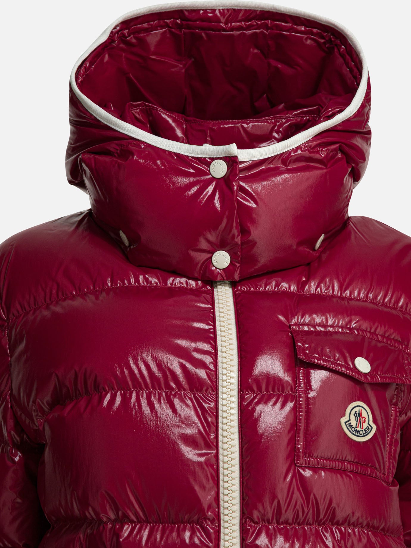 Piumini corti Logo  Fucsia - Moncler Donna | PDP | VIETTI Online Store | Zoom-Modal_3
