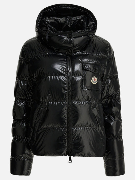 Piumini corti Logo  Nero - Moncler Donna | VIETTI Online Store 
