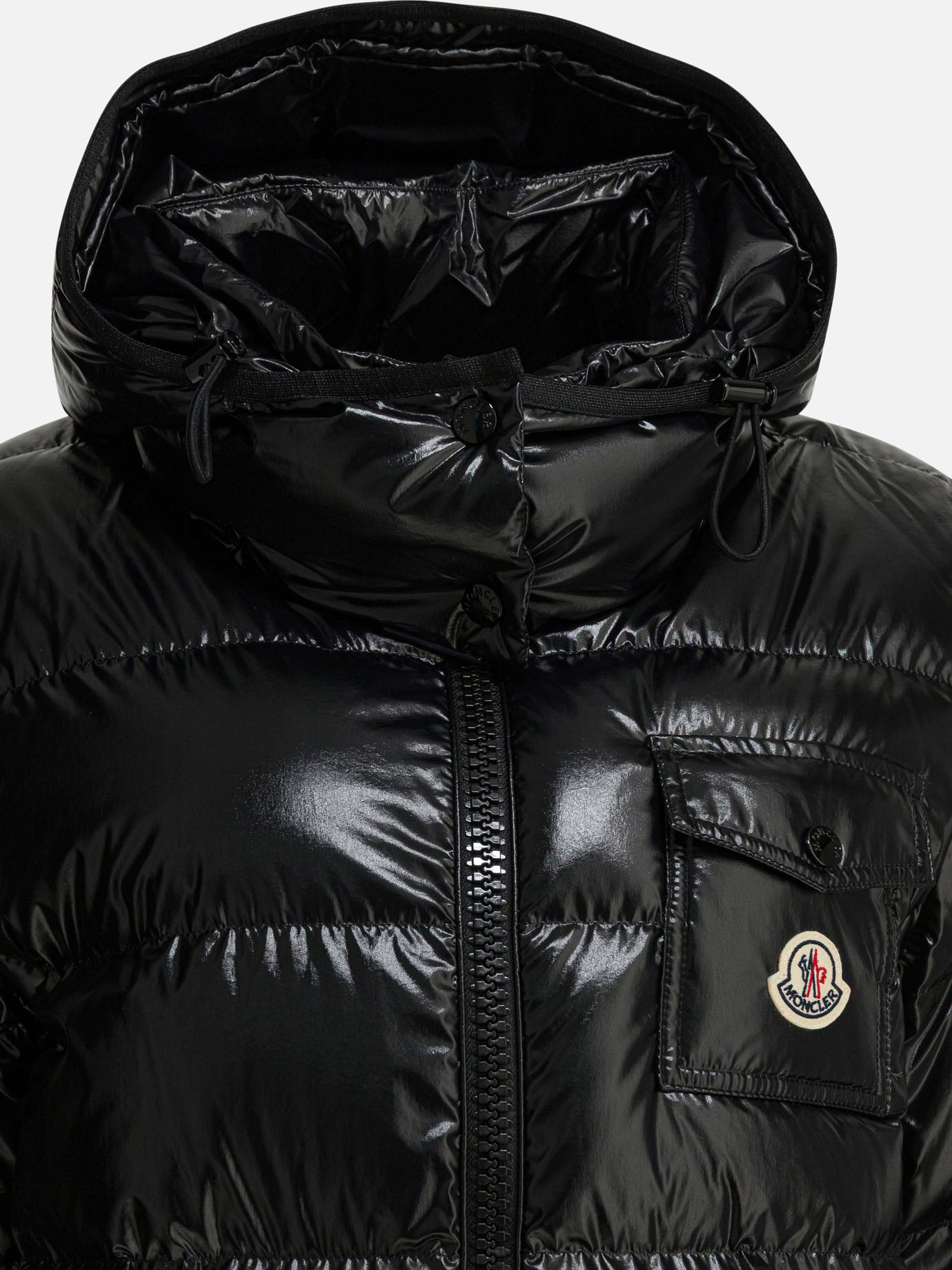 Piumini corti Logo  Nero - Moncler Donna | PDP | VIETTI Online Store | thumbnail_3