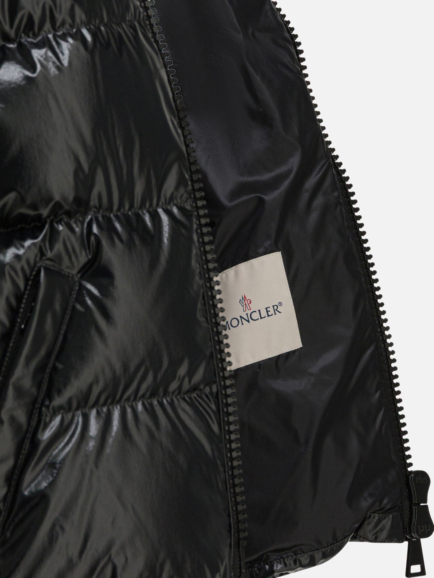Piumini corti Logo  Nero - Moncler Donna | PDP | VIETTI Online Store | Zoom-Modal_4
