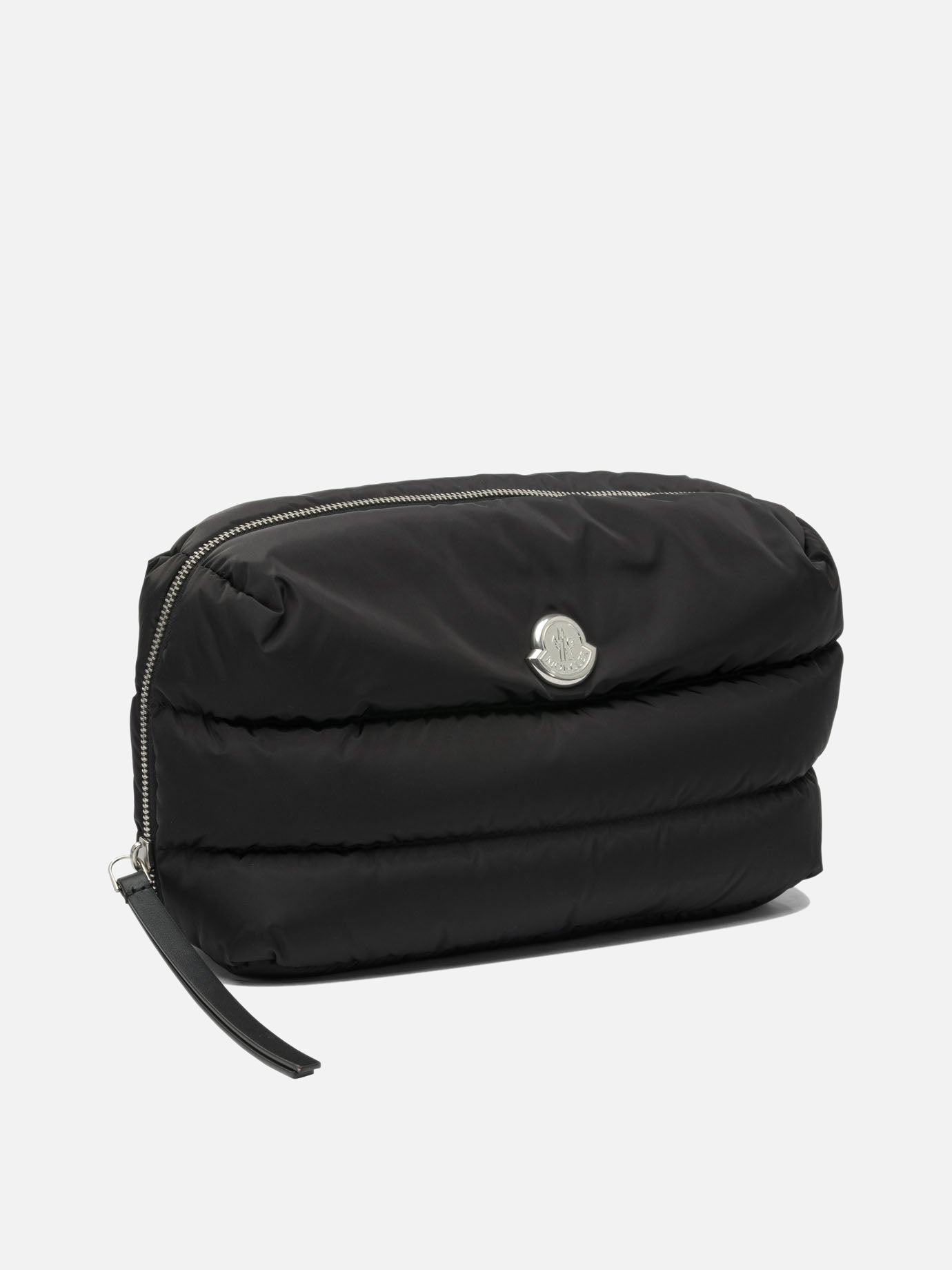 Pouch 100% polyamide - Lining: 95% cotton 5% acrylic - Padding: 90% down 10% feather  Black - Moncler Women | PDP | VIETTI Online Store | thumbnail_2