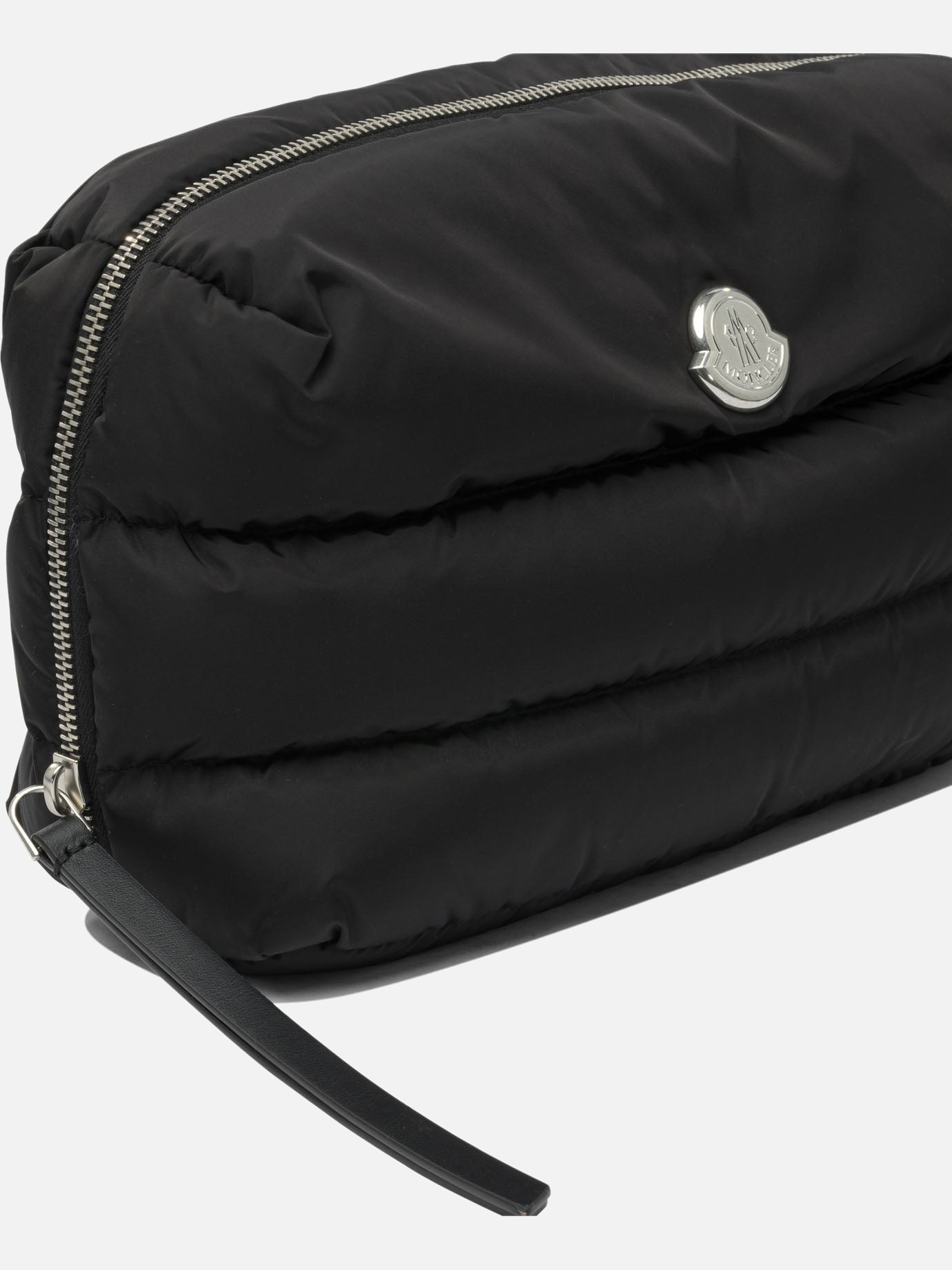 Pouch 100% polyamide - Lining: 95% cotton 5% acrylic - Padding: 90% down 10% feather  Black - Moncler Women | PDP | VIETTI Online Store | thumbnail_4