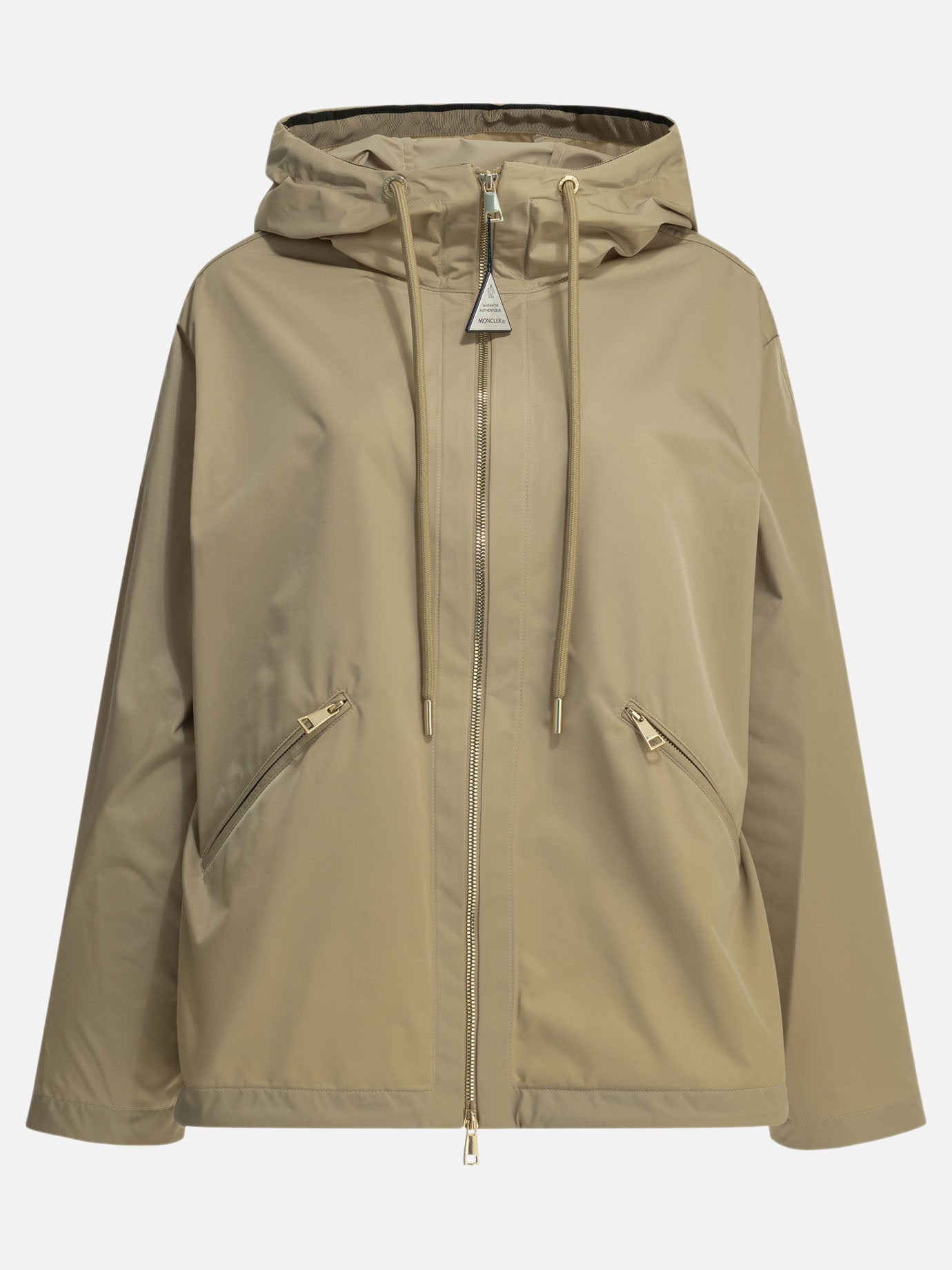 Quilted & Utility Jackets Logo  Beige - Moncler Women | PDP | VIETTI Online Store | thumbnail
