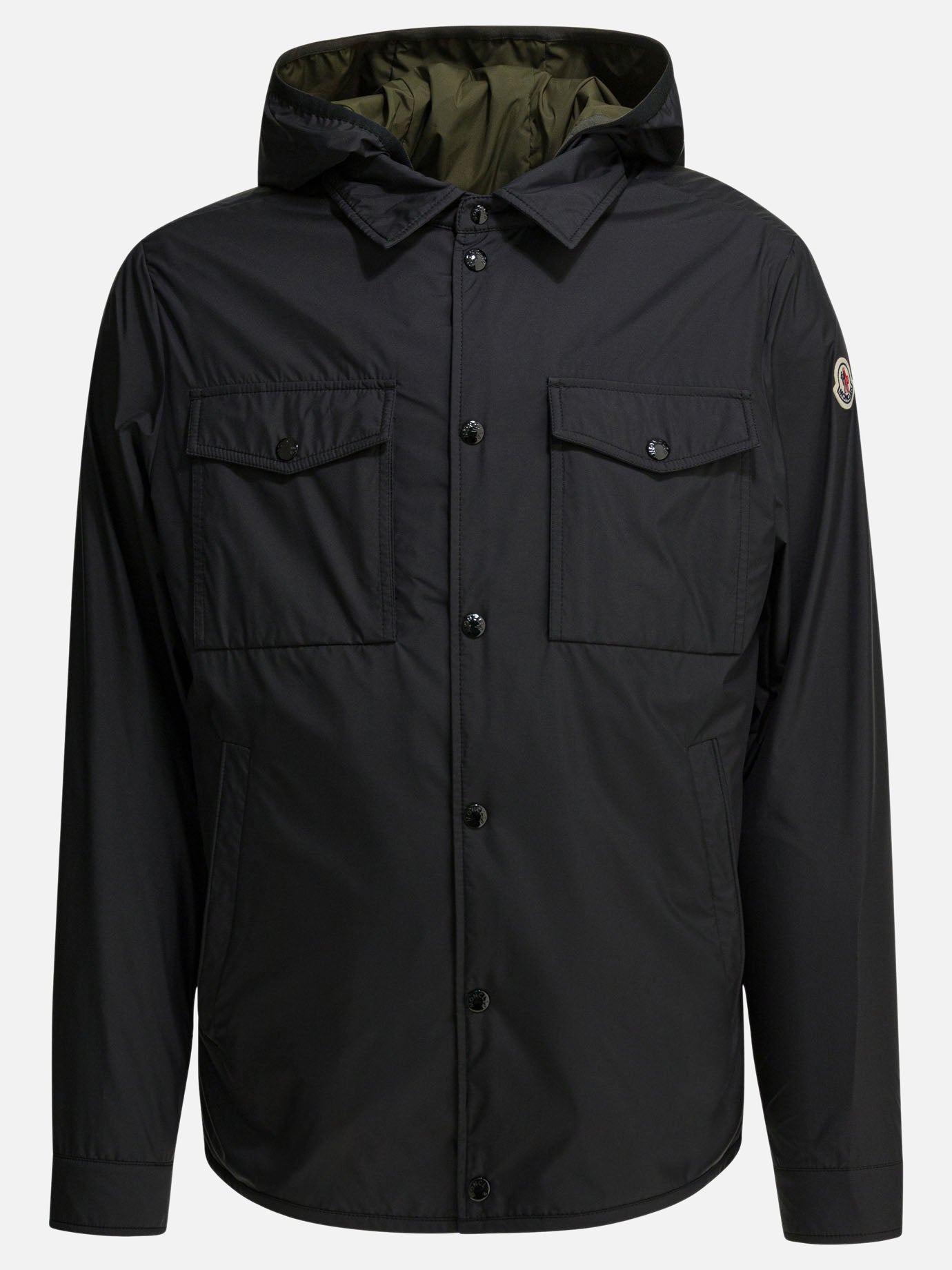 Raincoats & Trench coats Logo  Black - Moncler Men | PDP | VIETTI Online Store | thumbnail