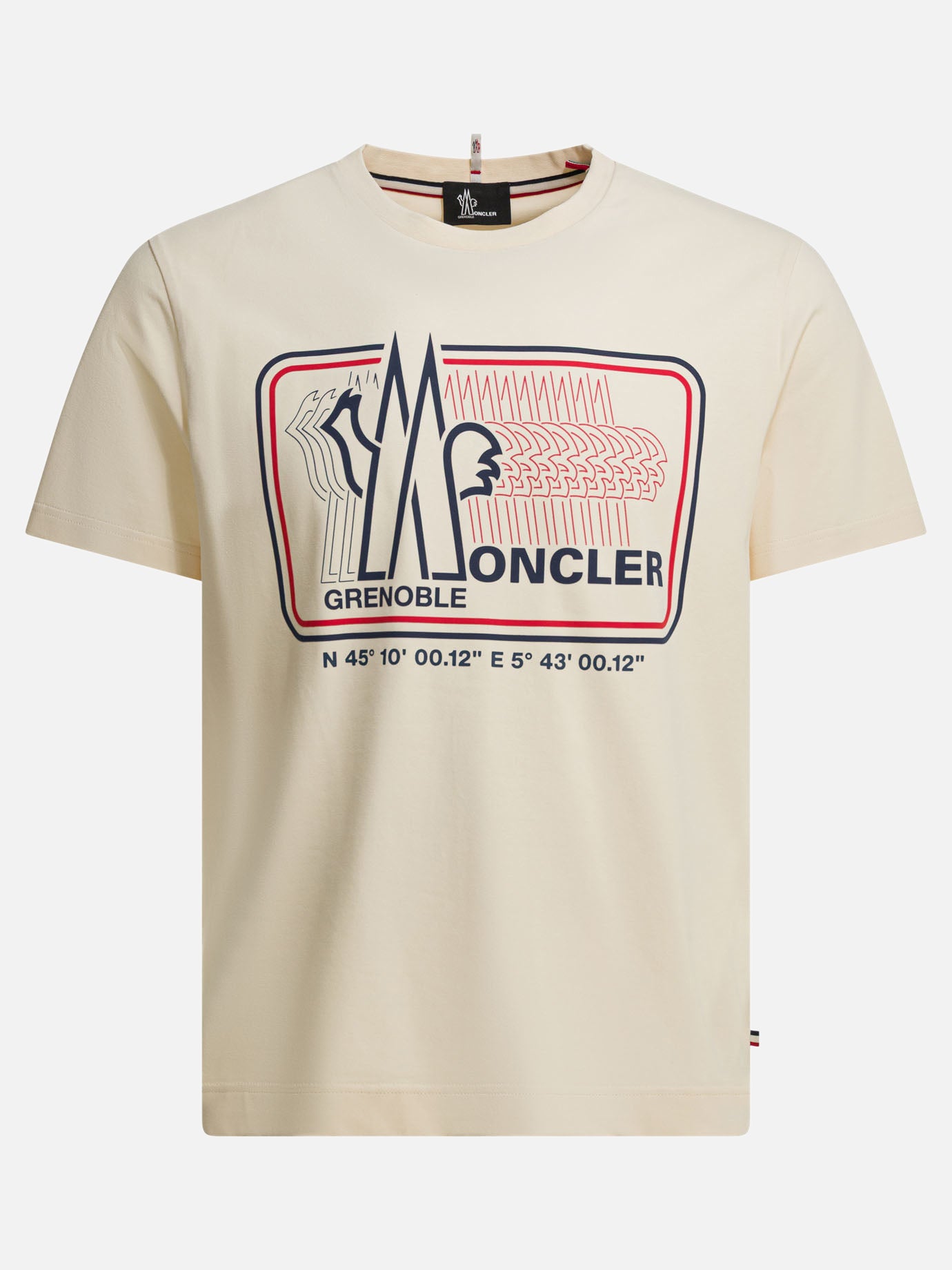 Crewneck t-shirts Graphics  White - Moncler Grenoble Men | PDP | VIETTI Online Store | thumbnail