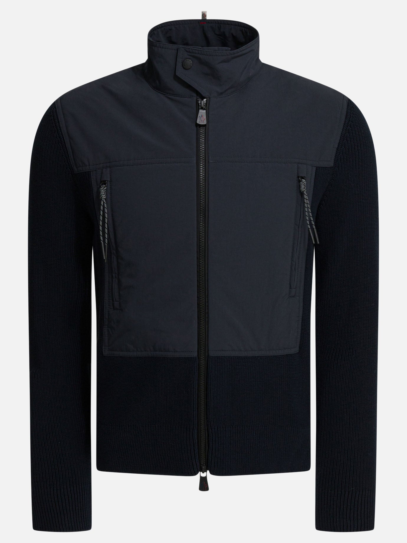 Cardigans Solid colour  Blue - Moncler Grenoble Men | PDP | VIETTI Online Store | Zoom-Modal
