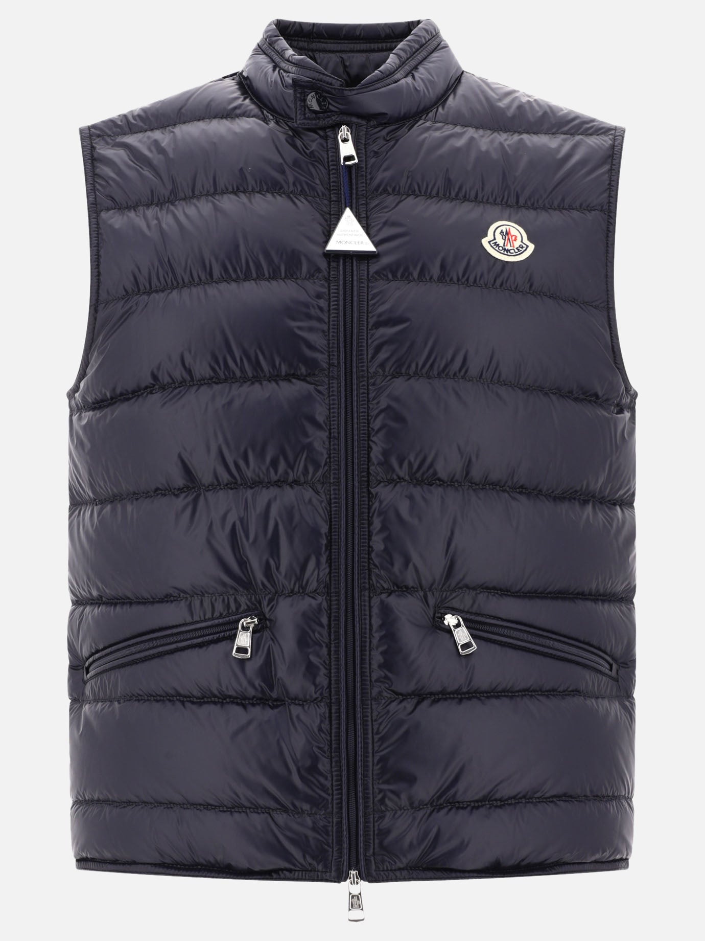 Vest jackets Logo  Blue - Moncler Men | PDP | VIETTI Online Store | Zoom-Modal
