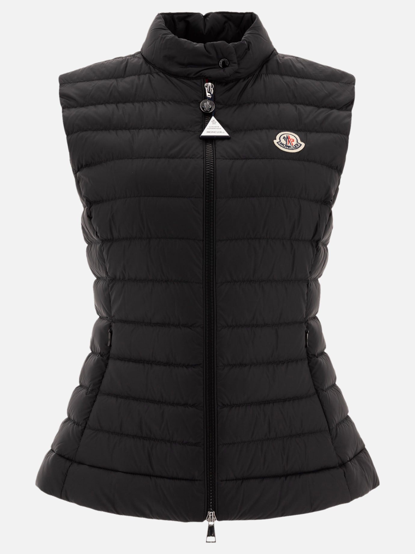 Giacche smanicate Logo  Nero - Moncler Donna | PDP | VIETTI Online Store | thumbnail
