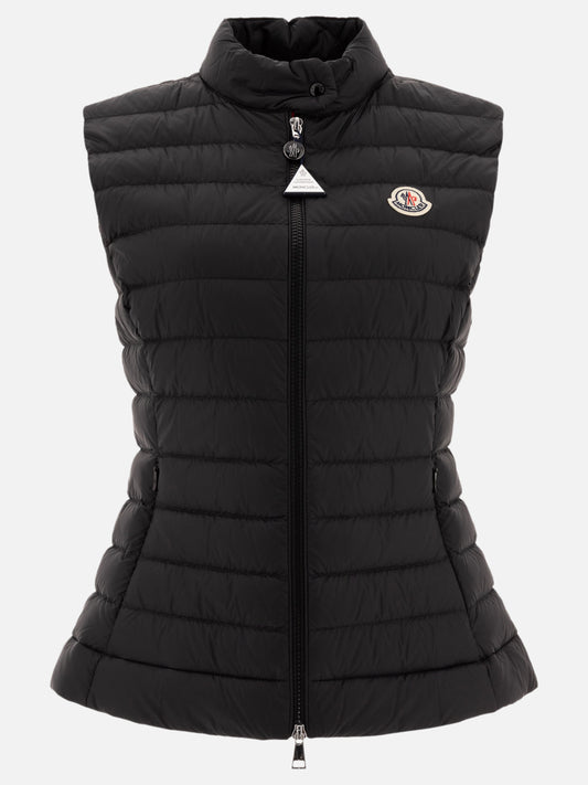 Giacche smanicate Logo  Nero - Moncler Donna | VIETTI Online Store 
