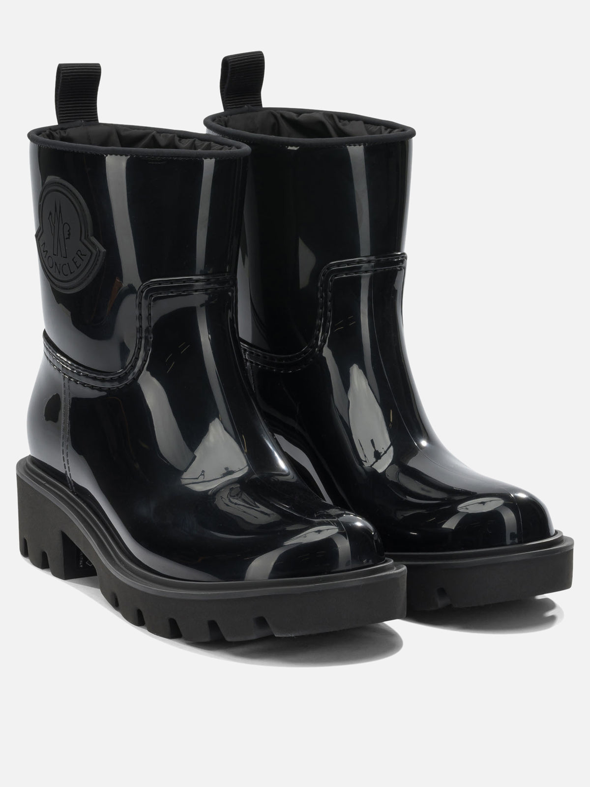 Moncler "Kickstream" rain boots Black