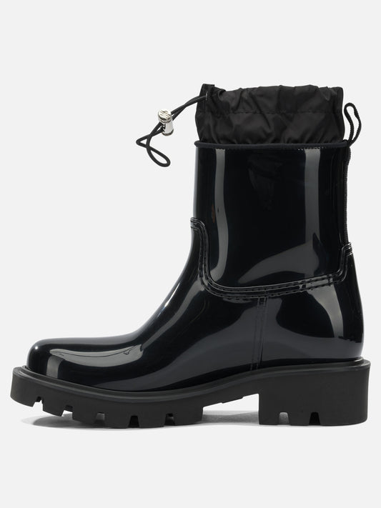 Moncler "Kickstream" rain boots Black

