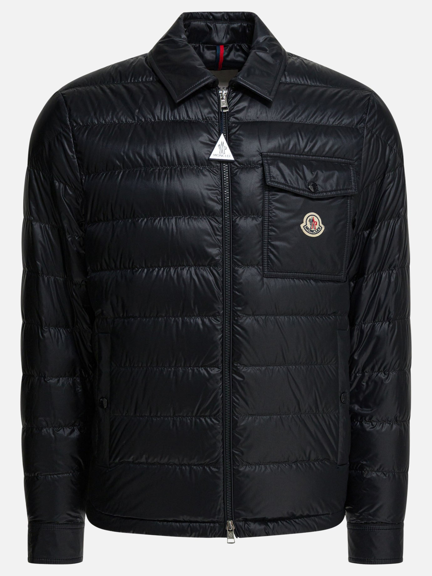 Piumini corti Logo  Nero - Moncler Uomo | PDP | VIETTI Online Store | Zoom-Modal

