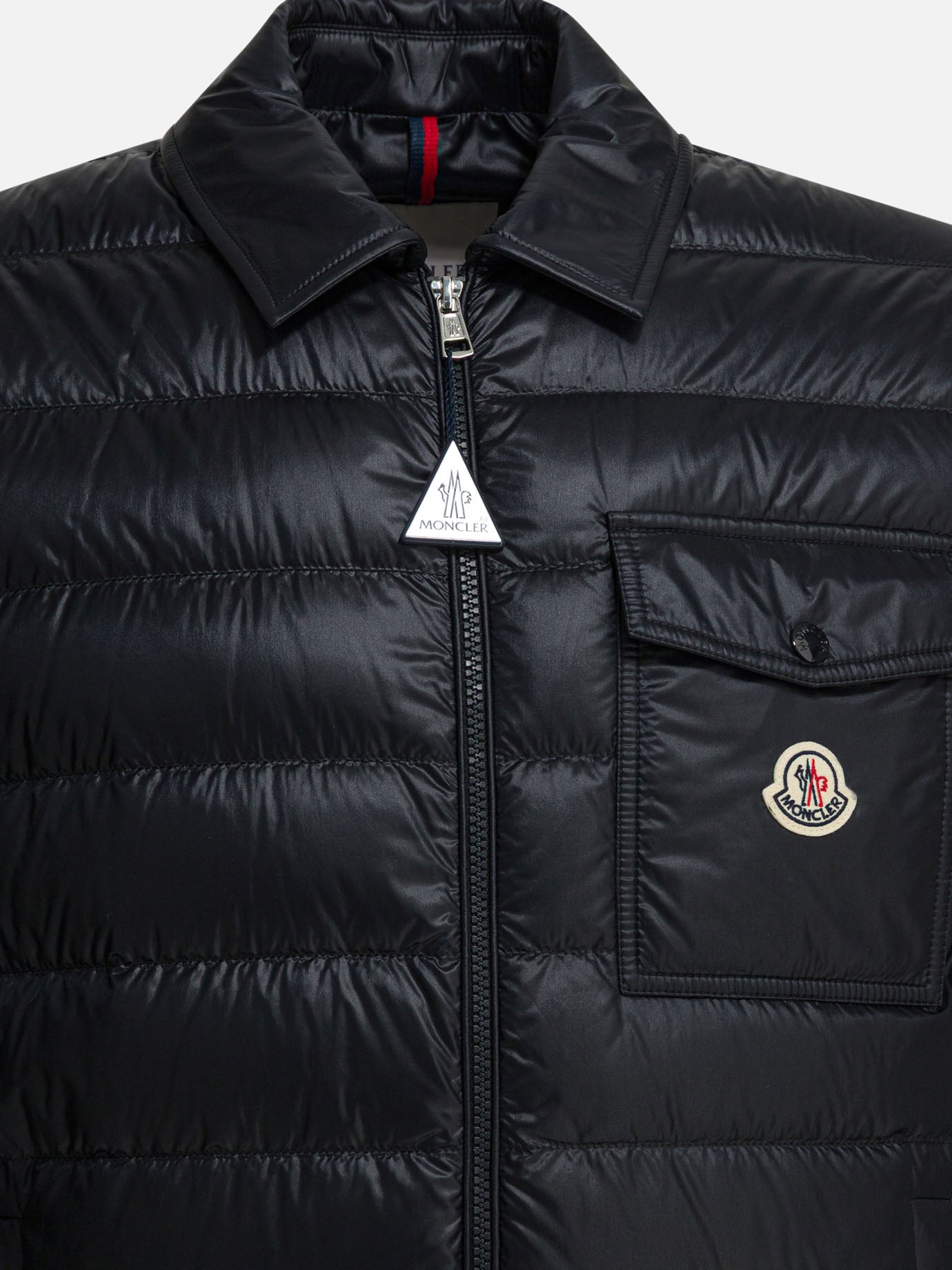 Piumini corti Logo  Nero - Moncler Uomo | PDP | VIETTI Online Store | thumbnail_3