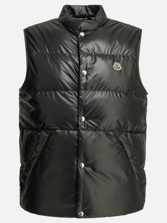 Vest jackets Logo  Black - Moncler Men | PDP | VIETTI Online Store 
