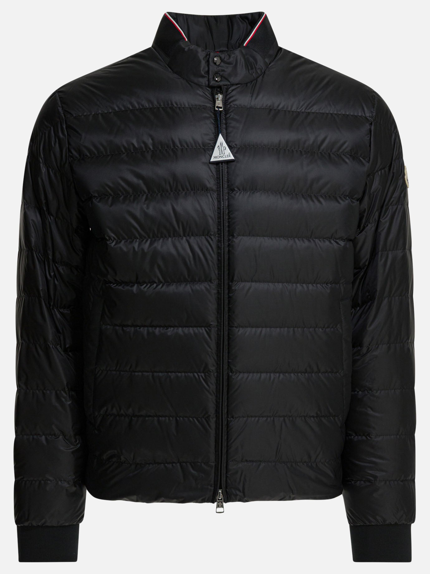 Piumini corti Logo  Nero - Moncler Uomo | PDP | VIETTI Online Store | thumbnail