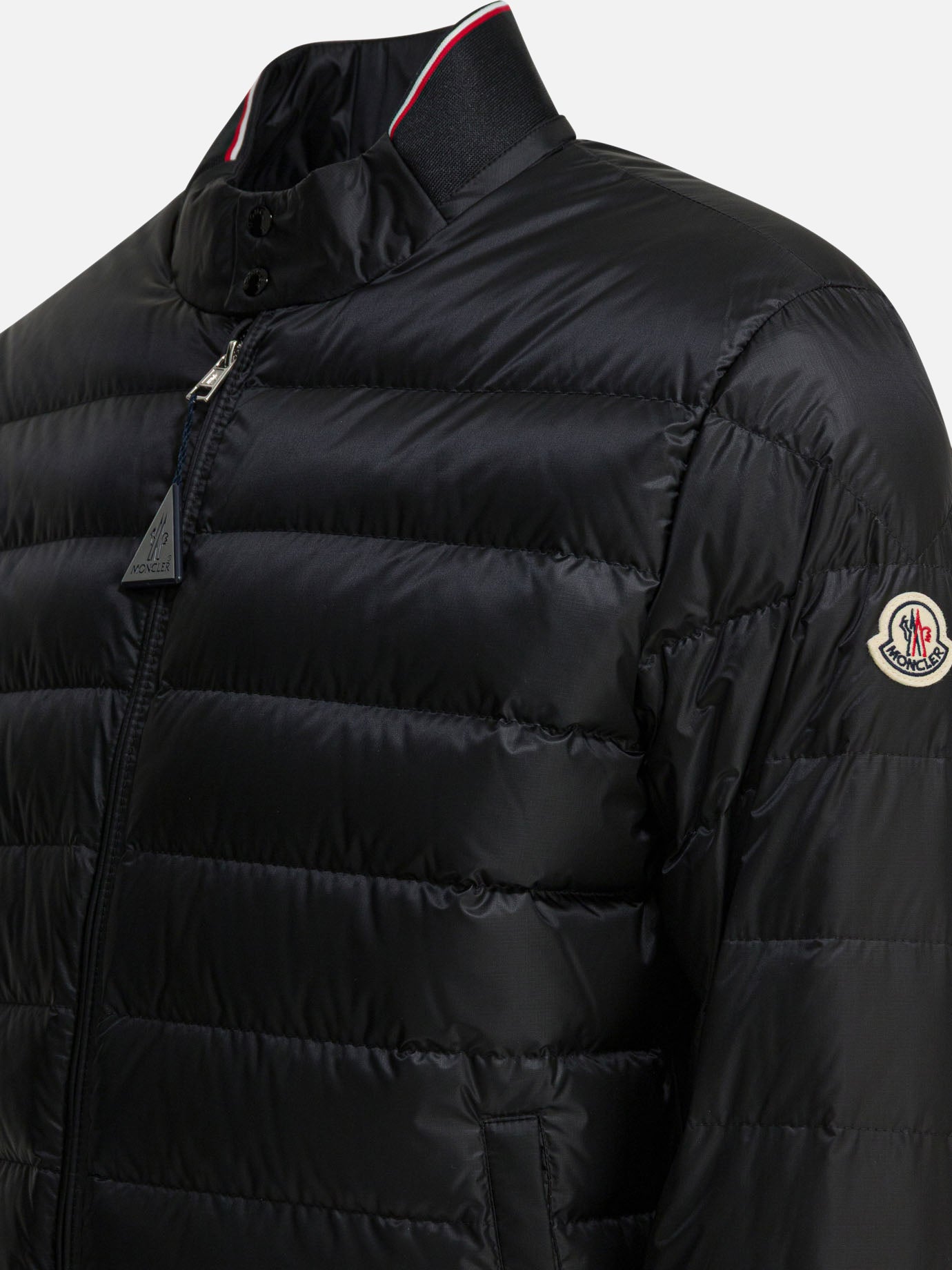 Piumini corti Logo  Nero - Moncler Uomo | PDP | VIETTI Online Store | Zoom-Modal_3
