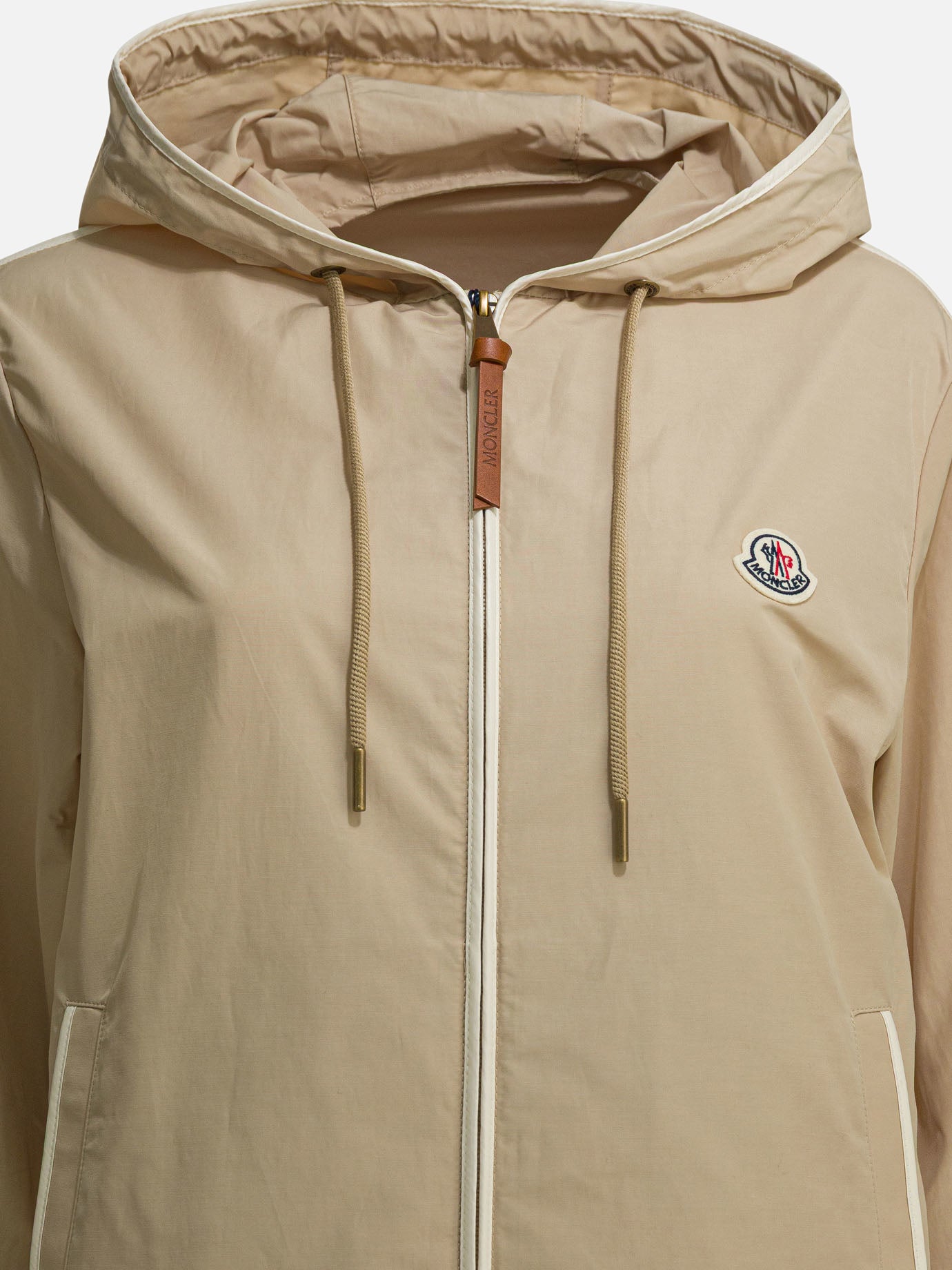 Giacche leggere & Trapuntate Logo  Beige - Moncler Donna | PDP | VIETTI Online Store | Zoom-Modal_3
