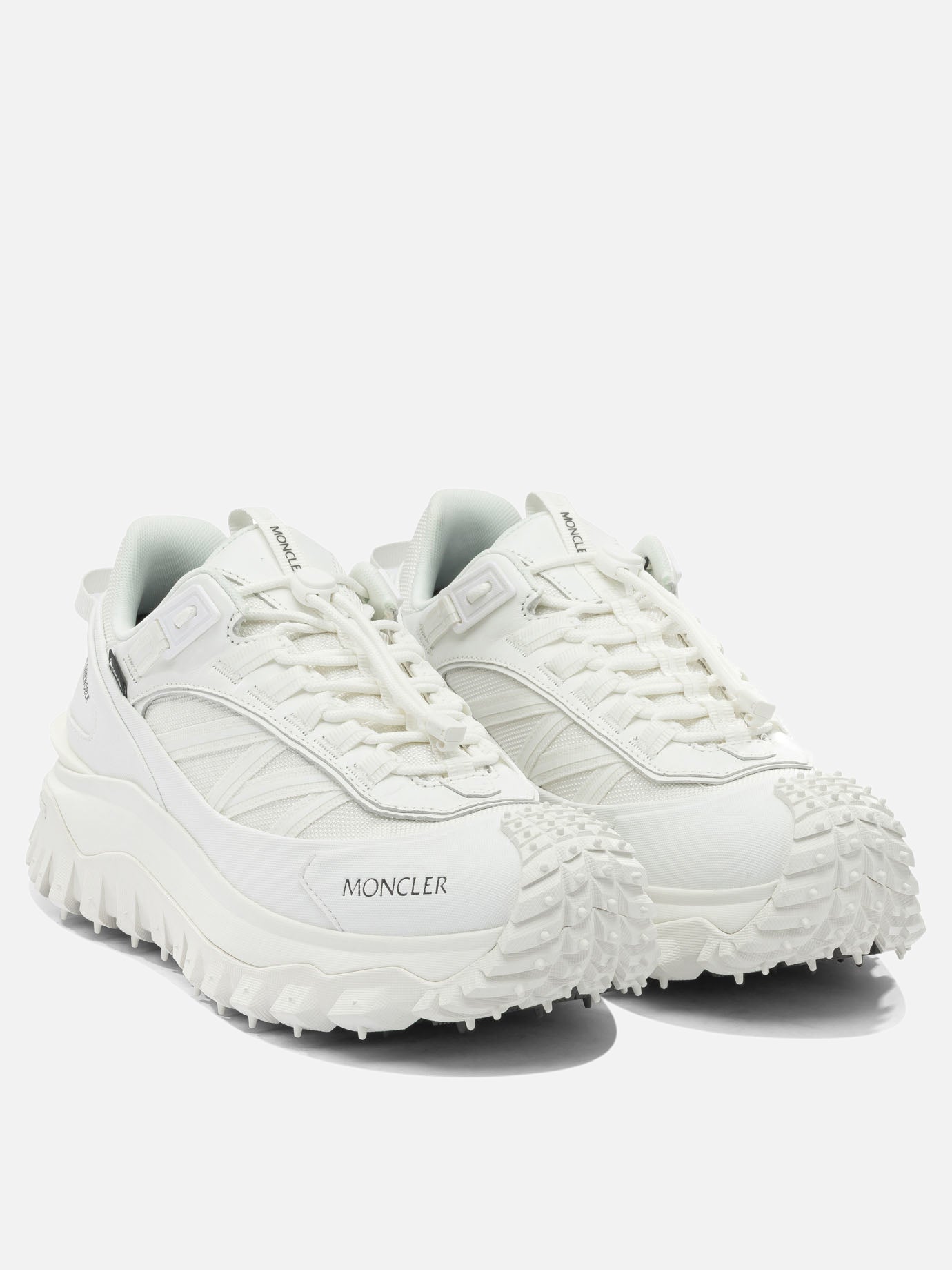 Sneaker basse 100% polyamide - 100% rubber  Bianco - Moncler Uomo | PDP | VIETTI Online Store | thumbnail_2
