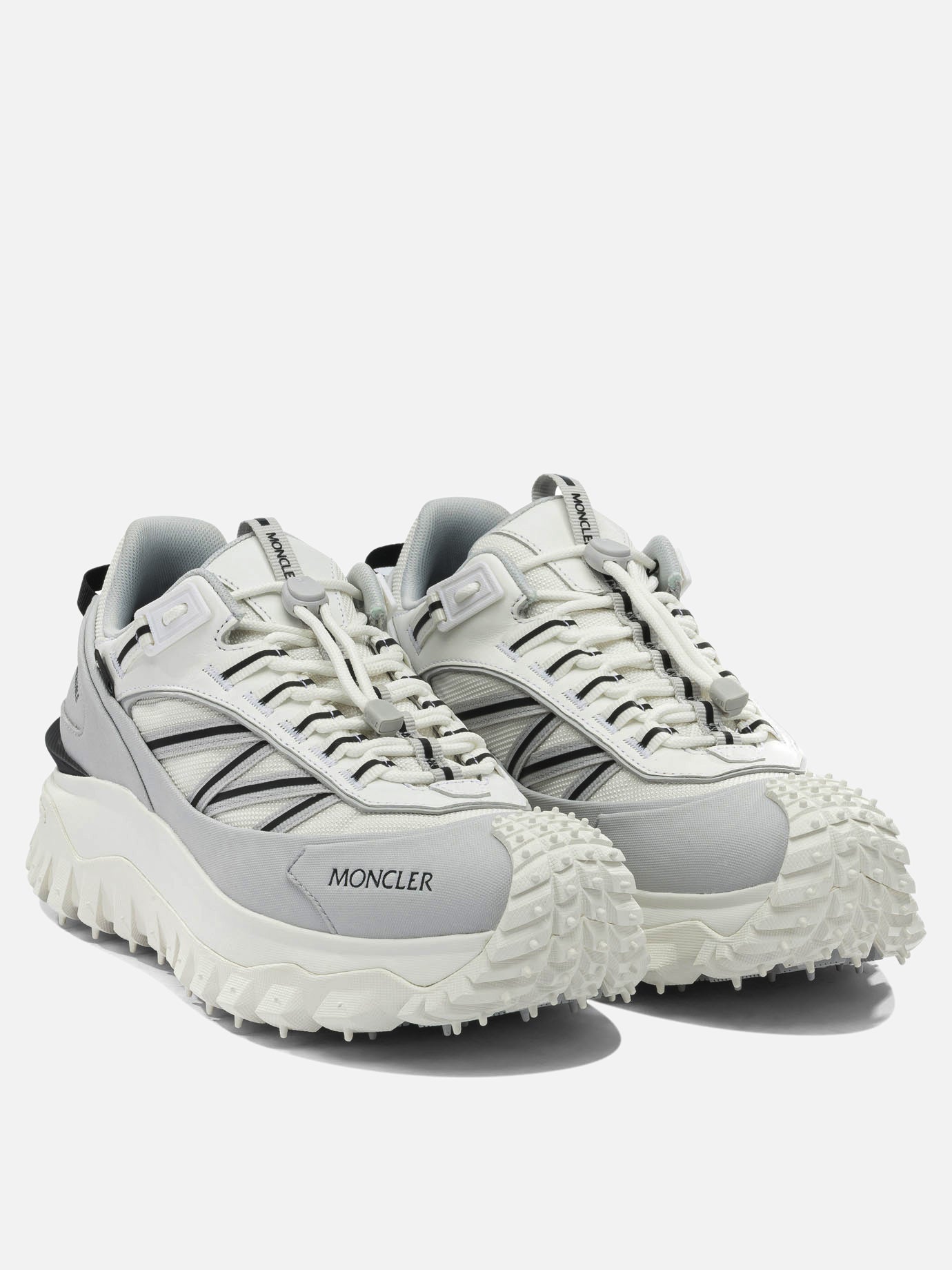 Sneaker basse 100% polyamide - 100% rubber  Bianco - Moncler Uomo | PDP | VIETTI Online Store | Zoom-Modal_2
