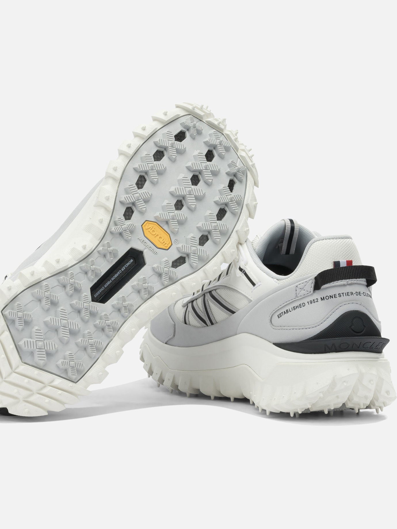 Sneaker basse 100% polyamide - 100% rubber  Bianco - Moncler Uomo | PDP | VIETTI Online Store | thumbnail_5