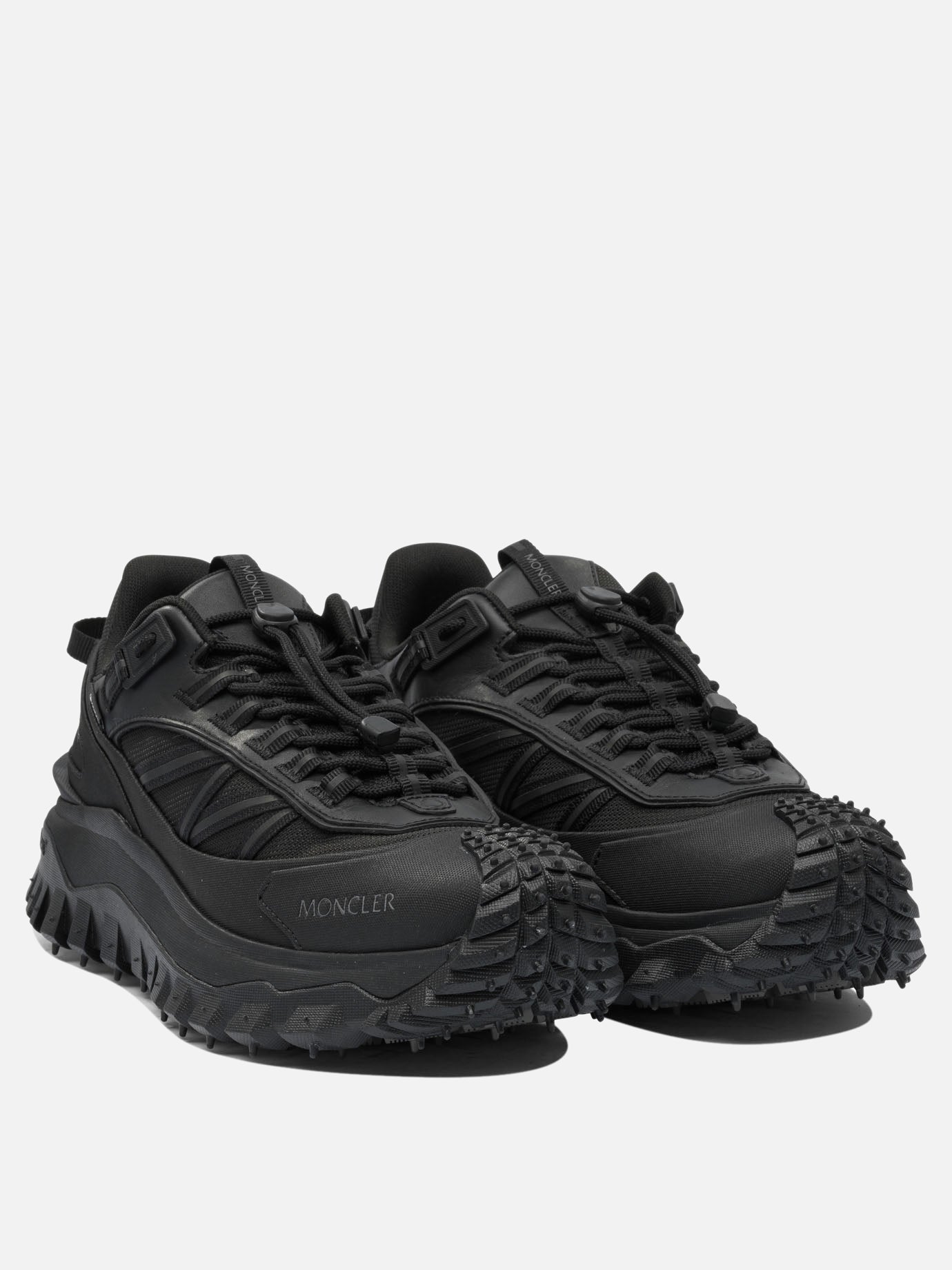 Sneaker basse 100% polyamide - 100% rubber  Nero - Moncler Uomo | PDP | VIETTI Online Store | Zoom-Modal_2

