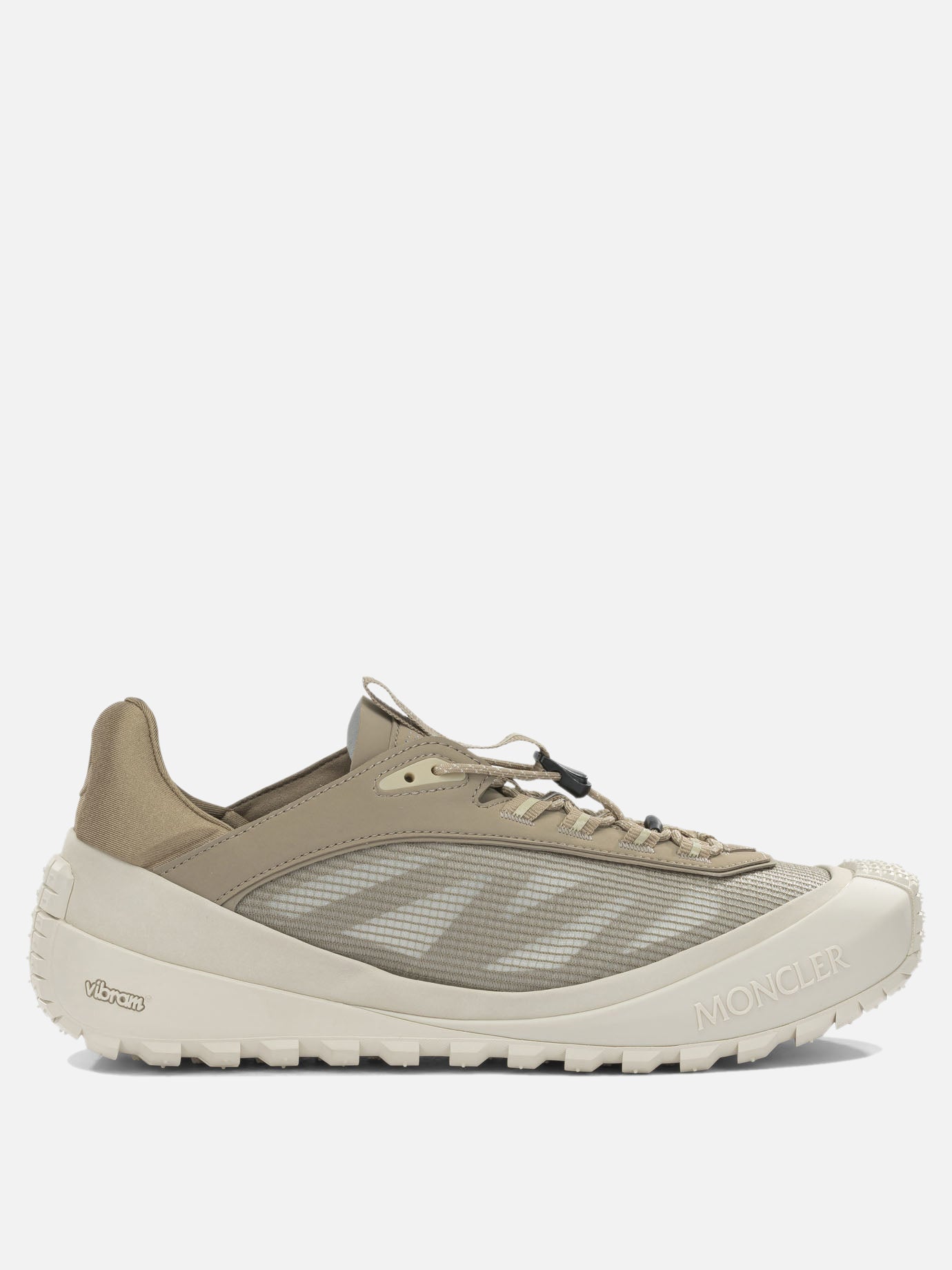 Low top sneakers 100% suede leather 100% polyester - 100% rubber  Beige - Moncler Men | PDP | VIETTI Online Store | thumbnail