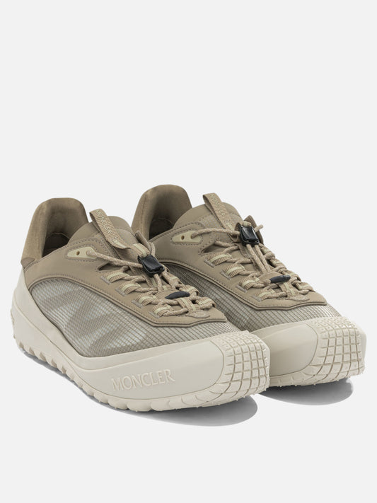 Low top sneakers 100% suede leather 100% polyester - 100% rubber  Beige - Moncler Men | VIETTI Online Store | 2
