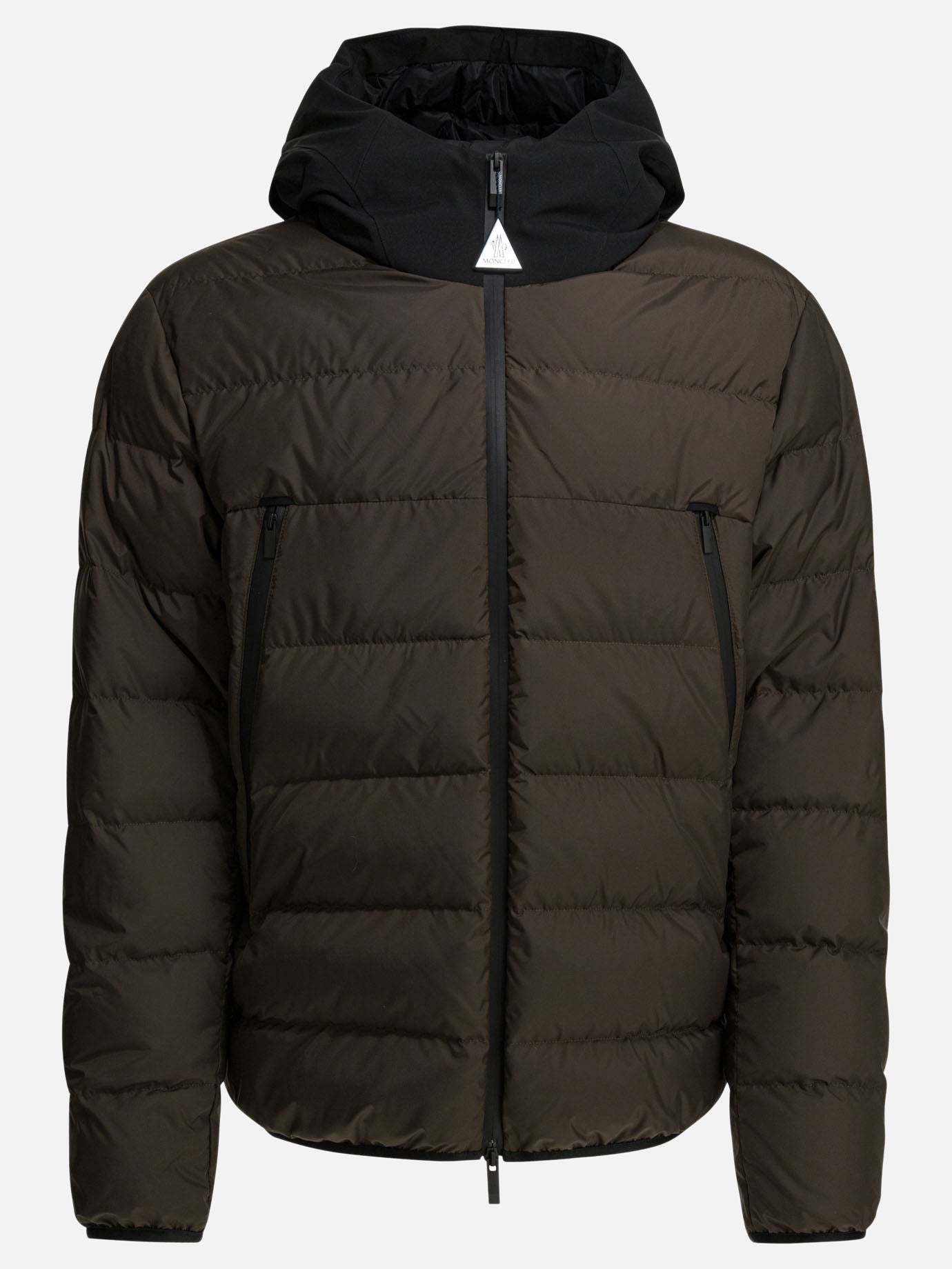 Piumini corti Logo  Marrone - Moncler Uomo | PDP | VIETTI Online Store | Zoom-Modal
