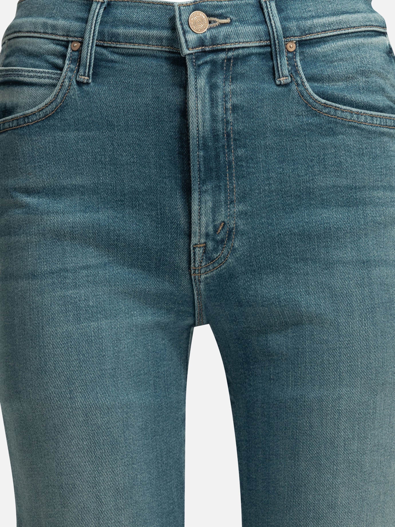 Straight-leg jeans Solid colour  Blue - MOTHER Denim Women | PDP | VIETTI Online Store | Zoom-Modal_3
