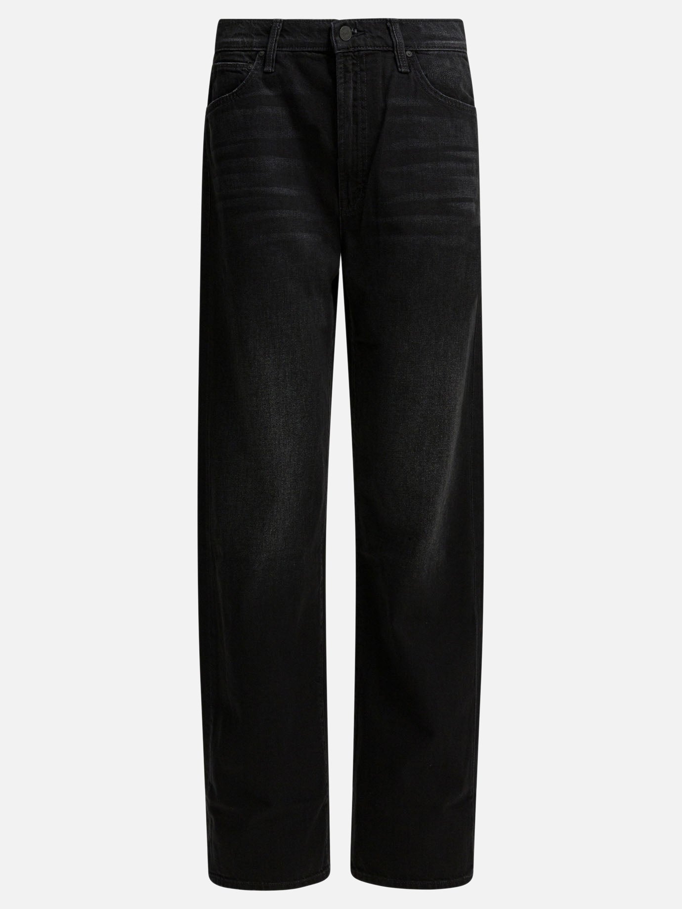 Straight-leg jeans Solid colour  Black - MOTHER Denim Women | PDP | VIETTI Online Store | Zoom-Modal
