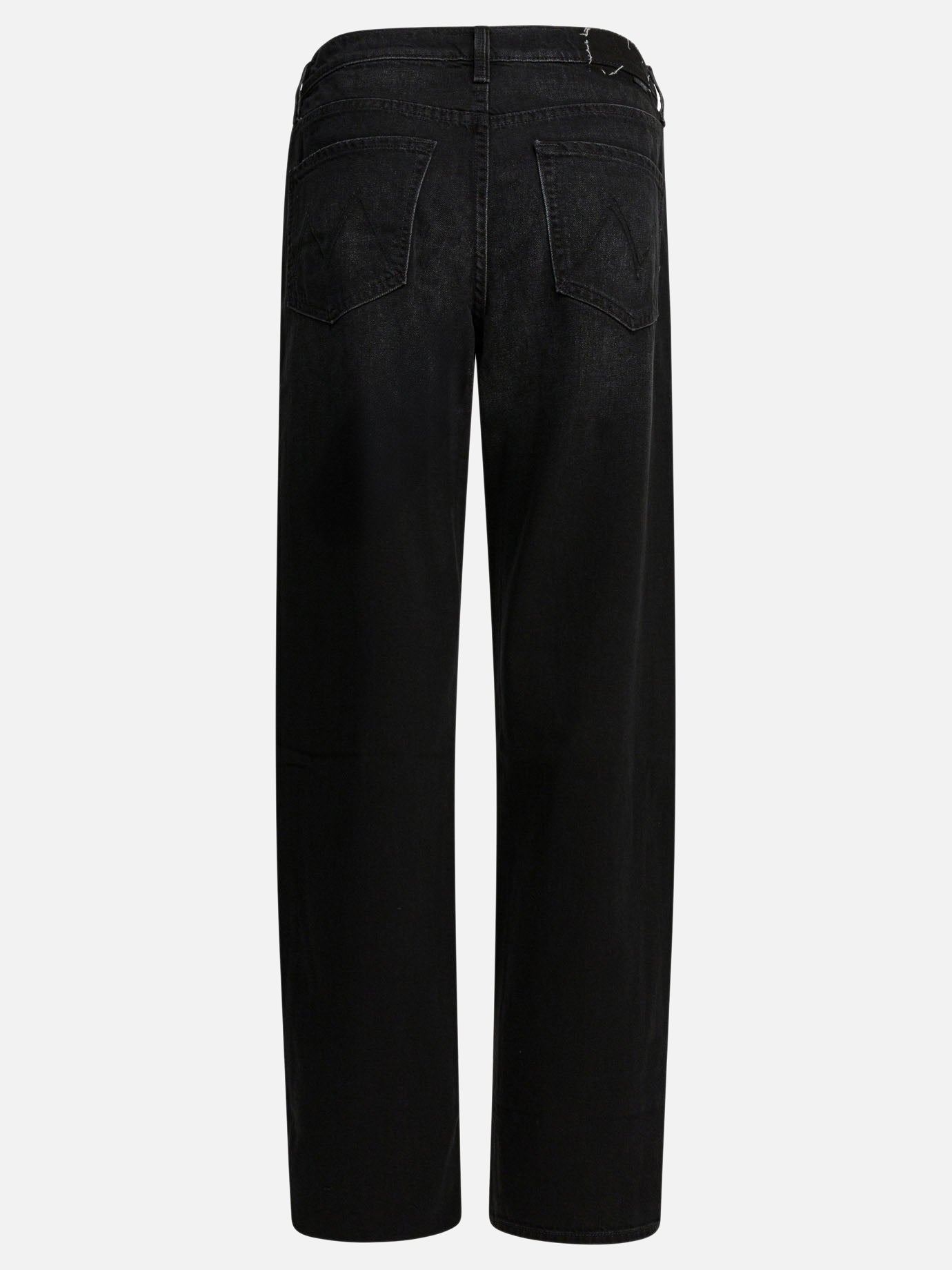 Straight-leg jeans Solid colour  Black - MOTHER Denim Women | PDP | VIETTI Online Store | thumbnail_2