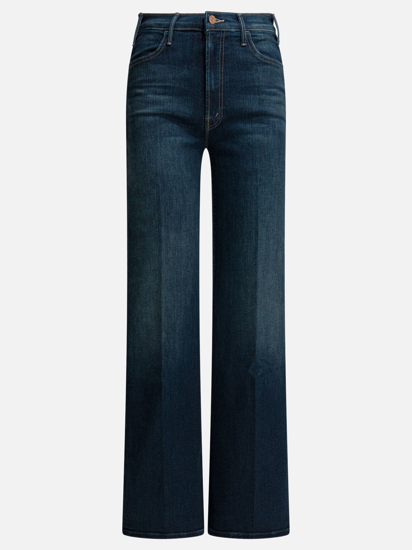 Straight-leg jeans Solid colour  Blue - MOTHER Denim Women | PDP | VIETTI Online Store | Zoom-Modal
