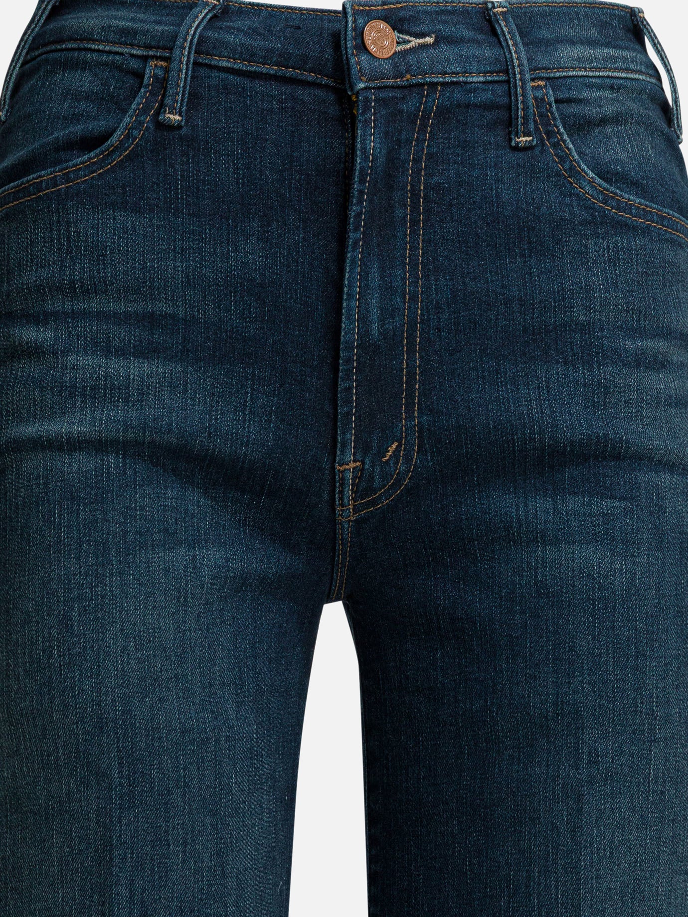 Straight-leg jeans Solid colour  Blue - MOTHER Denim Women | PDP | VIETTI Online Store | Zoom-Modal_3
