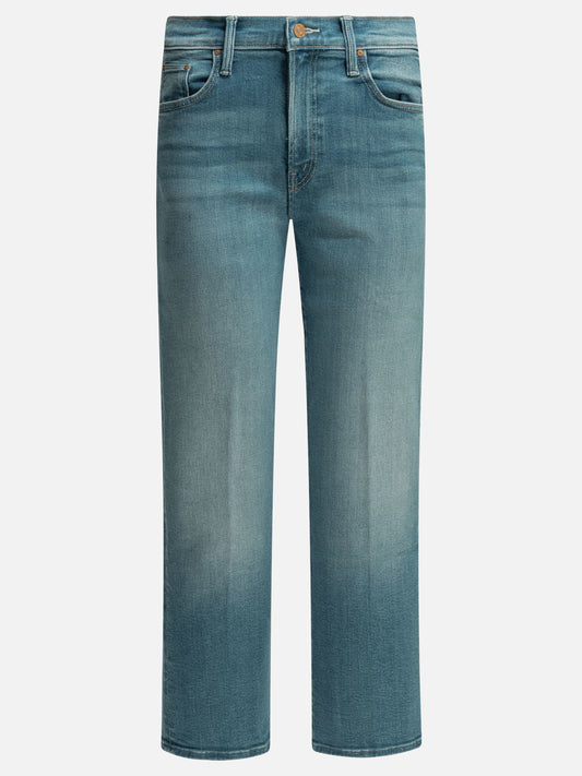 Straight-leg jeans Solid colour  Blue - MOTHER Denim Women | PLP | VIETTI Online Store 
