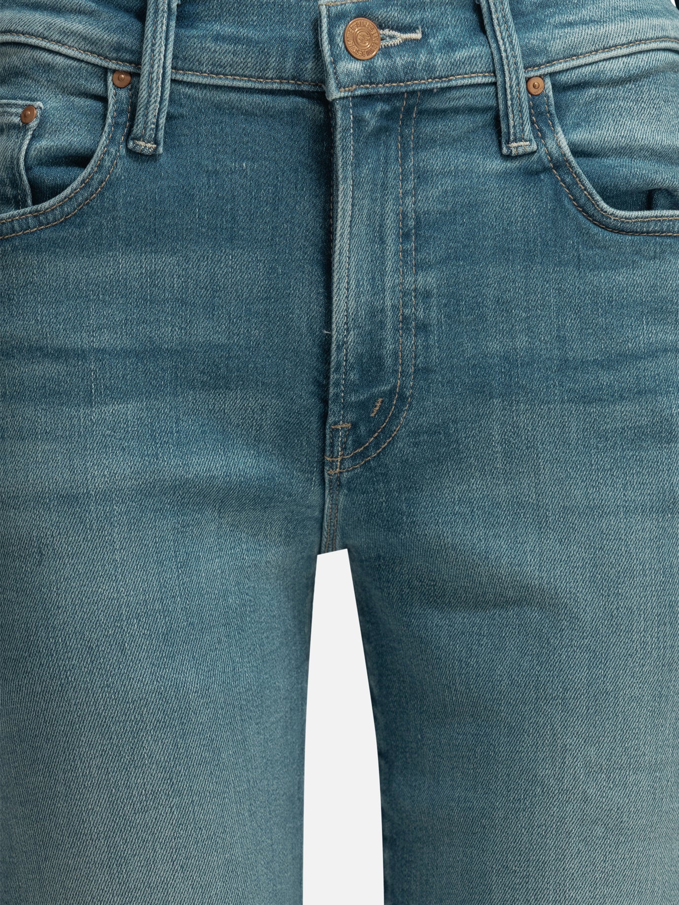 Straight-leg jeans Solid colour  Blue - MOTHER Denim Women | PDP | VIETTI Online Store | Zoom-Modal_3
