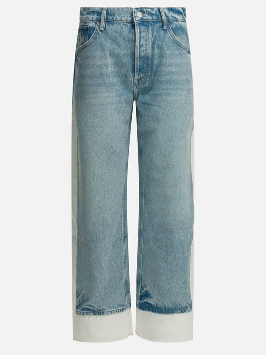 Jeans a gamba larga Solid colour  Azzurro - MOTHER Denim Donna | PLP | VIETTI Online Store 
